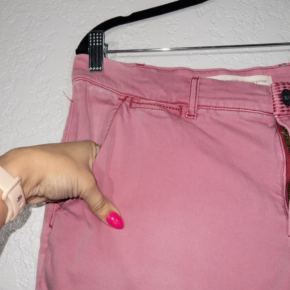Pilcro x Anthropologie‎ Pink Hyphen Straight Jeans Size 32 - Picture 5 of 10